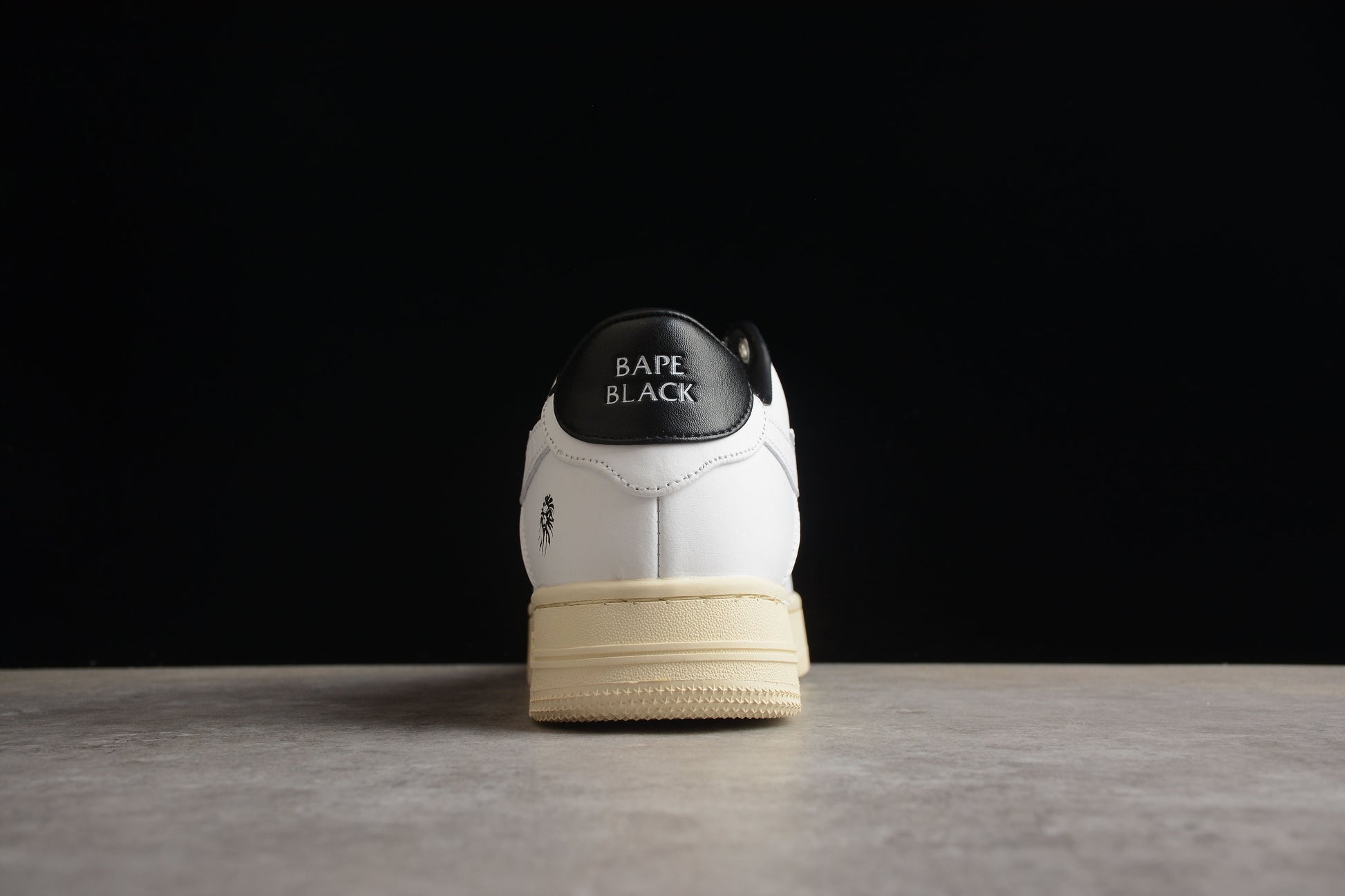 BAPE STA Low-Top Sneakers in White and Black - Phantom Kicks