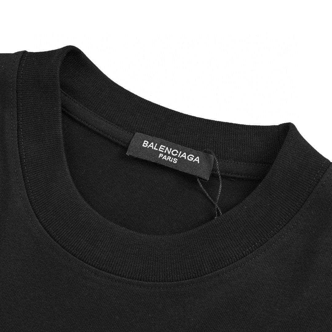 Balenciaga T-Shirt - Distressed Logo - Phantom Kicks