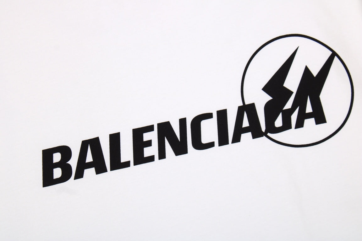 BALENCIAGA LOGO T-SHIRT WHITE - Phantom Kicks