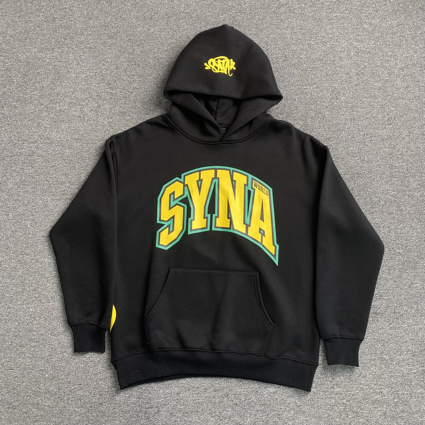 SYNA WORLD COLLEGE HOODIE BLACK - Phantom Kicks
