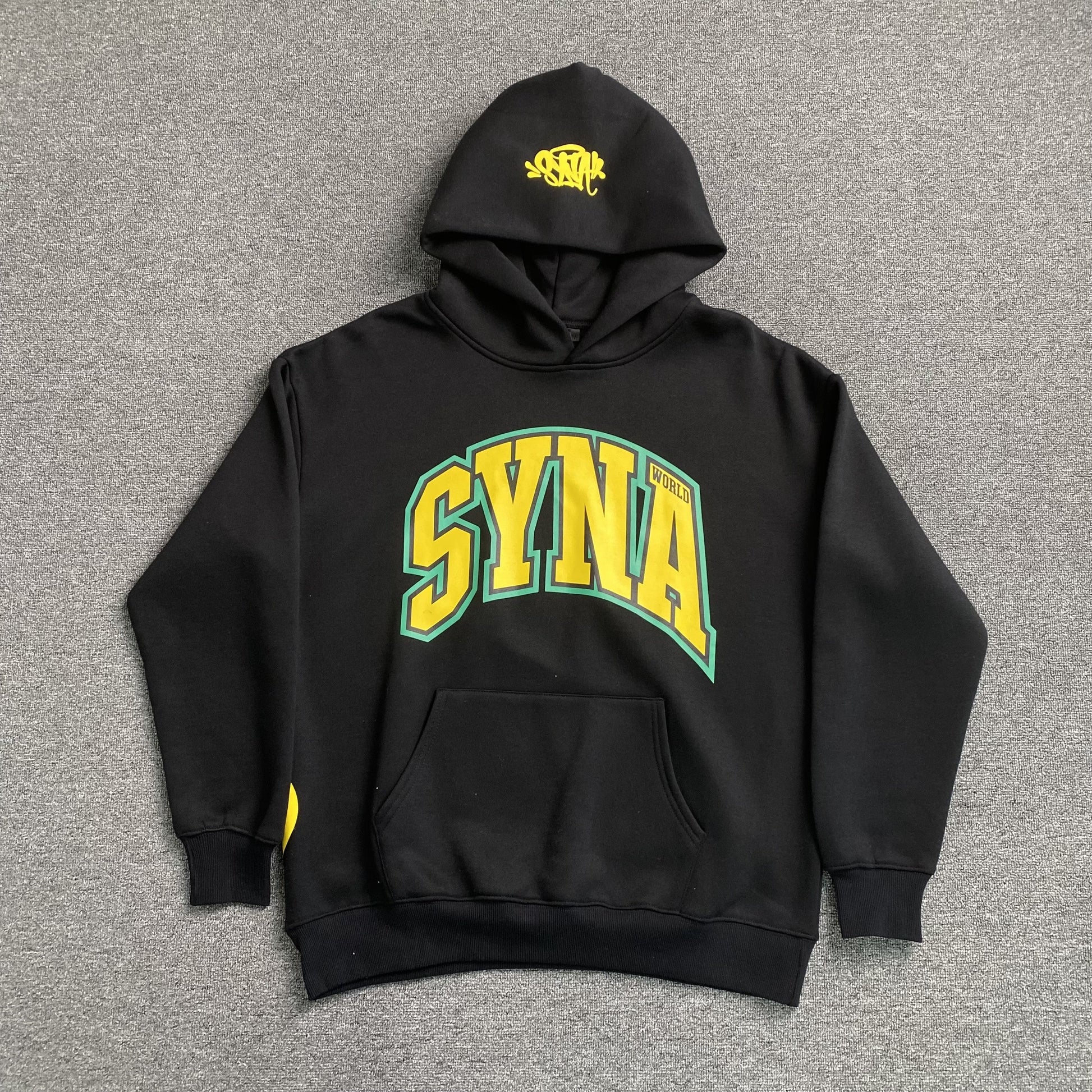SYNA WORLD COLLEGE HOODIE BLACK - Phantom Kicks
