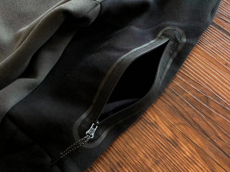 NIKE TECH FLEECE HOODIE x BLACK/DARK SMOKE GREY - Phantom Kicks