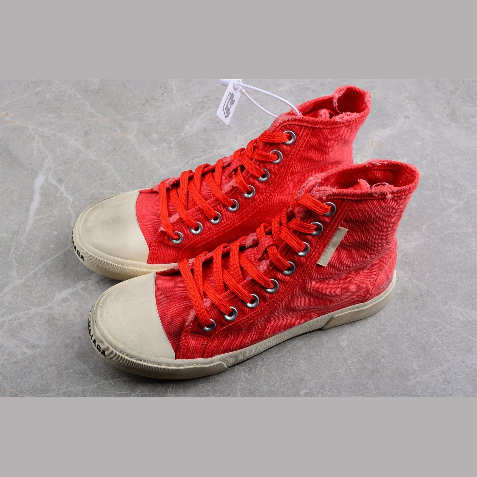BALENCIAGA PARIS HIGH VULC DESTR x RED - Phantom Kicks