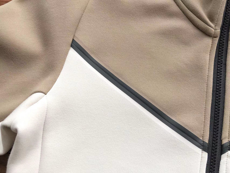 NIKE TECH FLEECE HOODIE x SANDALWOOD/LIGHT BONE WHITE - Phantom Kicks