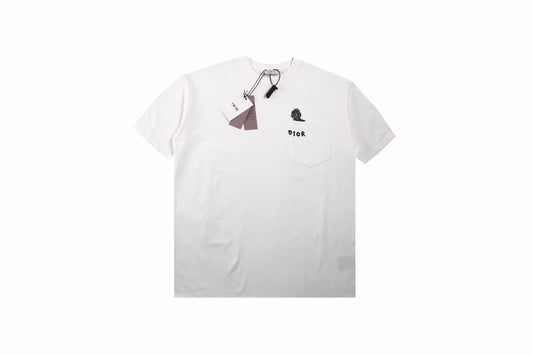 Dior Embroidered Lizard T-Shirt - White - Phantom Kicks