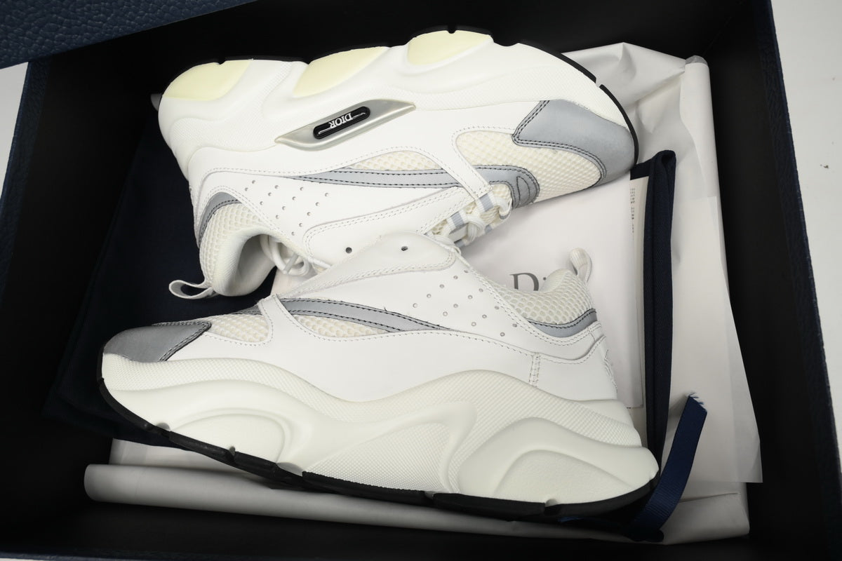 DIOR B22 WHITE SILVER - Phantom Kicks