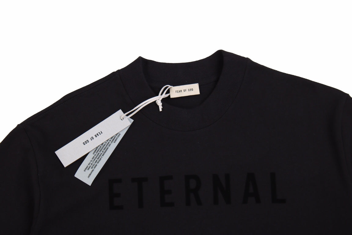 FEAR OF GOD ETERNAL T-SHIRT BLACK - Phantom Kicks