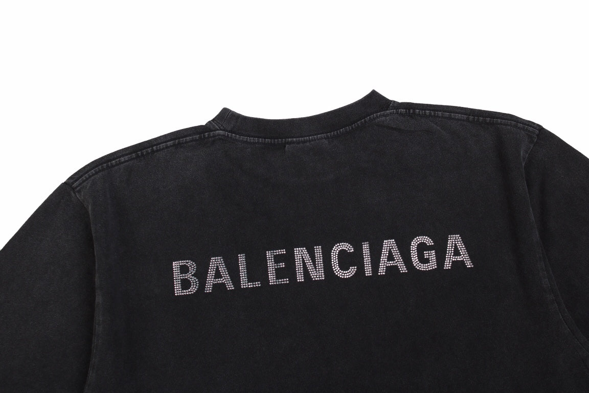 Balenciaga T-shirt with Washed Effect - Phantom Kicks