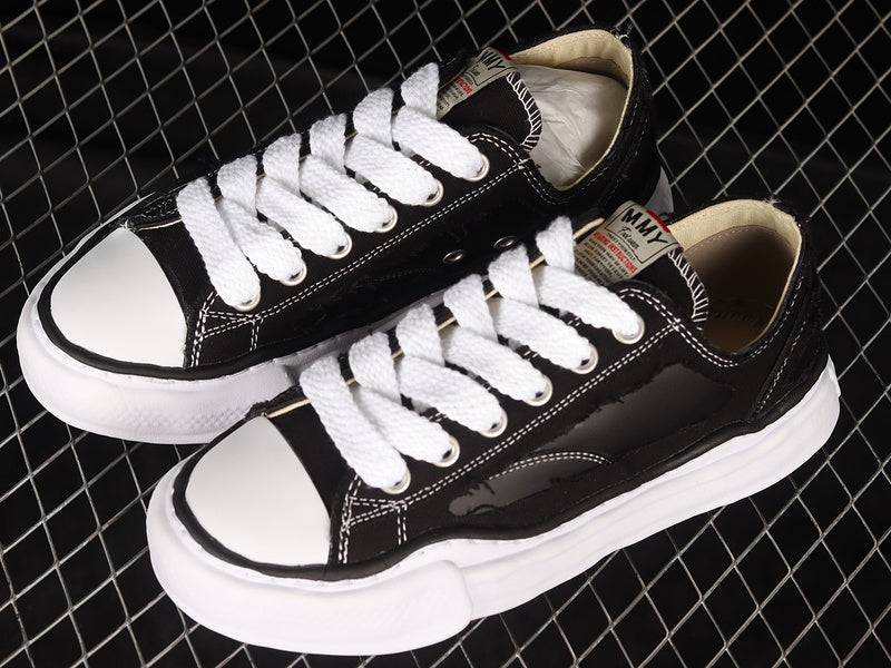 MAISON MIHARA YASUHIRO PETERSON OG SOLE CANVAS LOW BLACK - Phantom Kicks