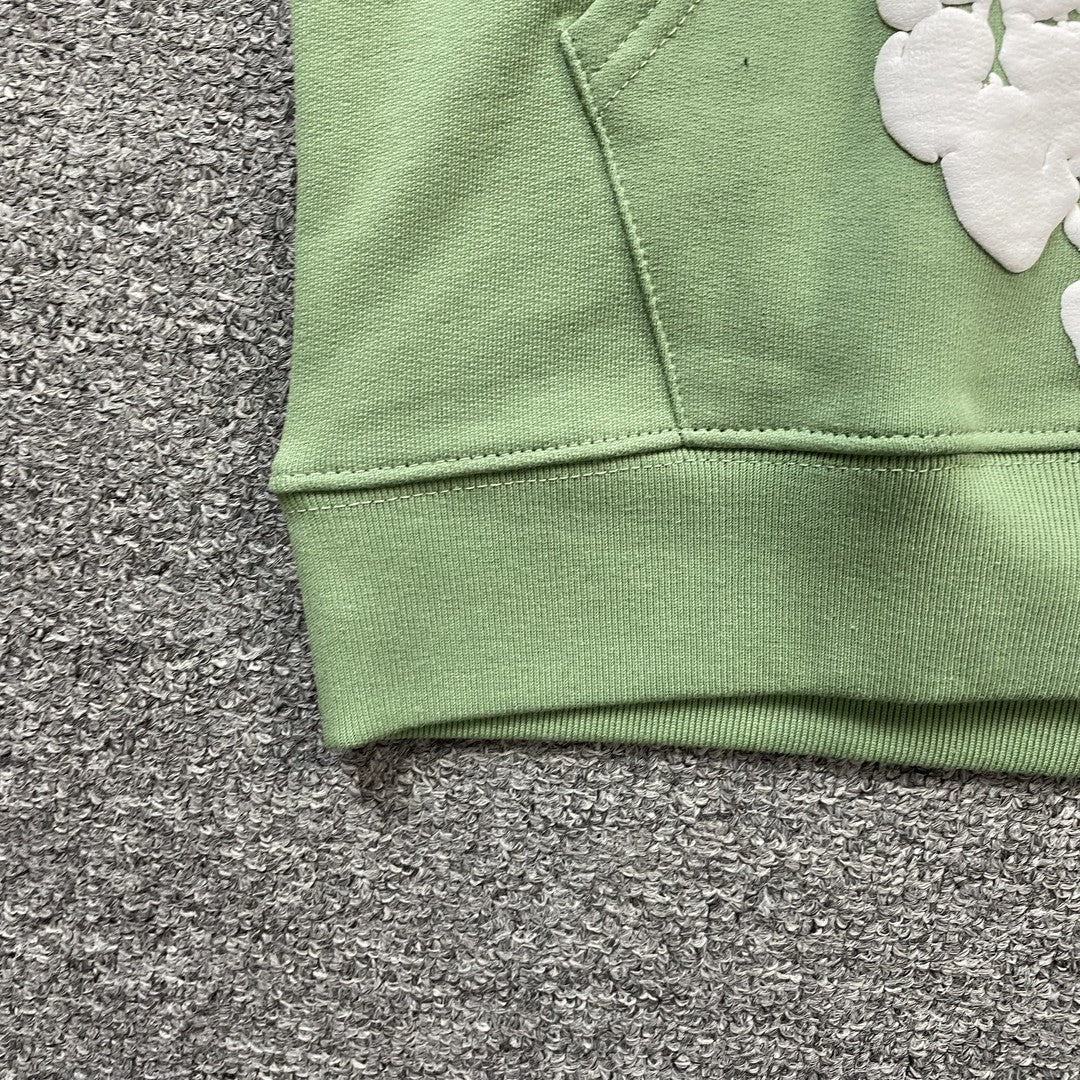 DENIM TEARS COTTON WREATH HOODIE LIGHT GREEN - Phantom Kicks