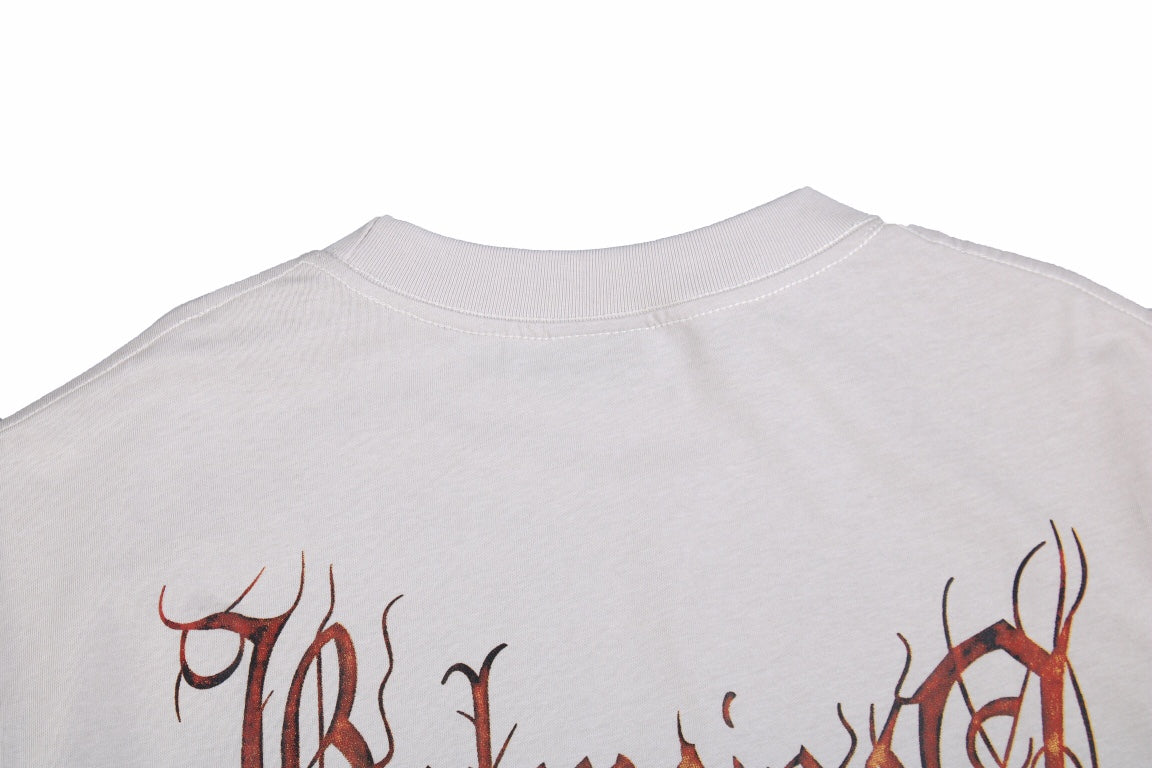 BALENCIAGA LOGO T-SHIRT GRAY - Phantom Kicks
