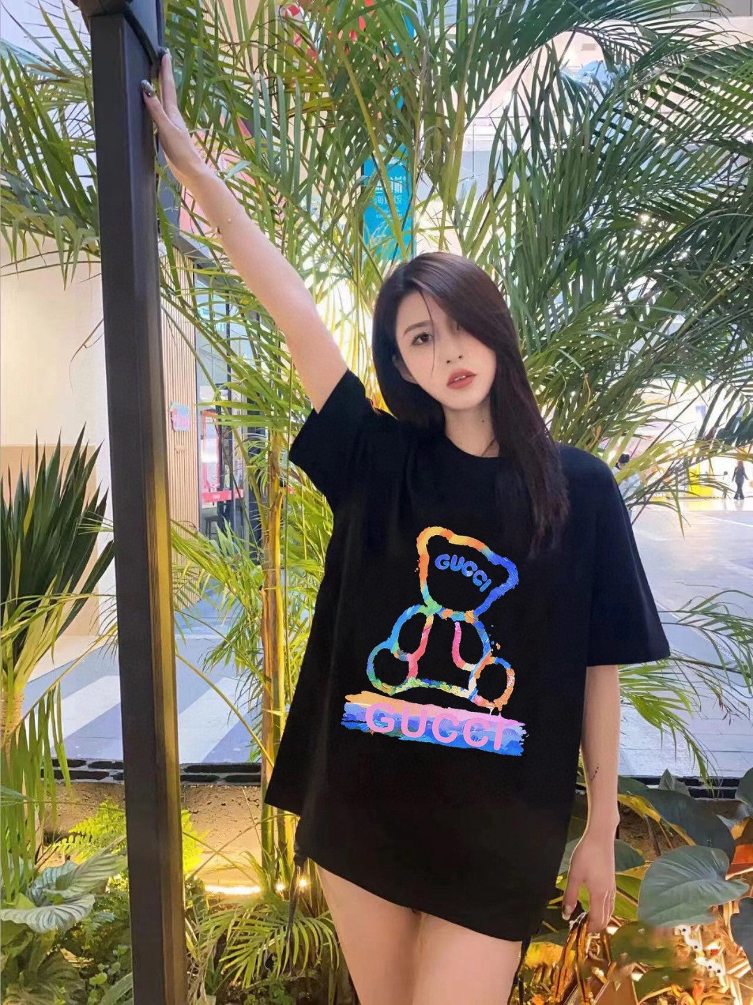 Gucci Teddy Bear Graphic T-Shirt - Phantom Kicks