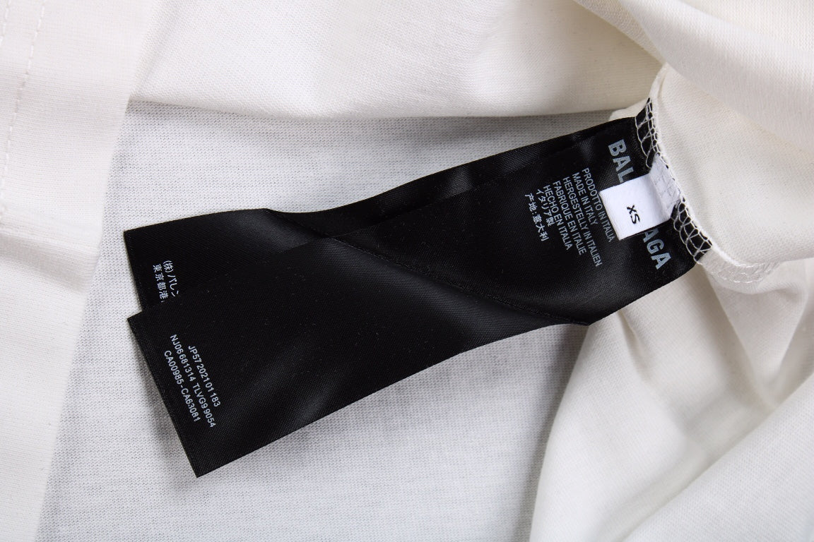 BALENCIAGA TORONTO LOGO T-SHIRT WHITE - Phantom Kicks