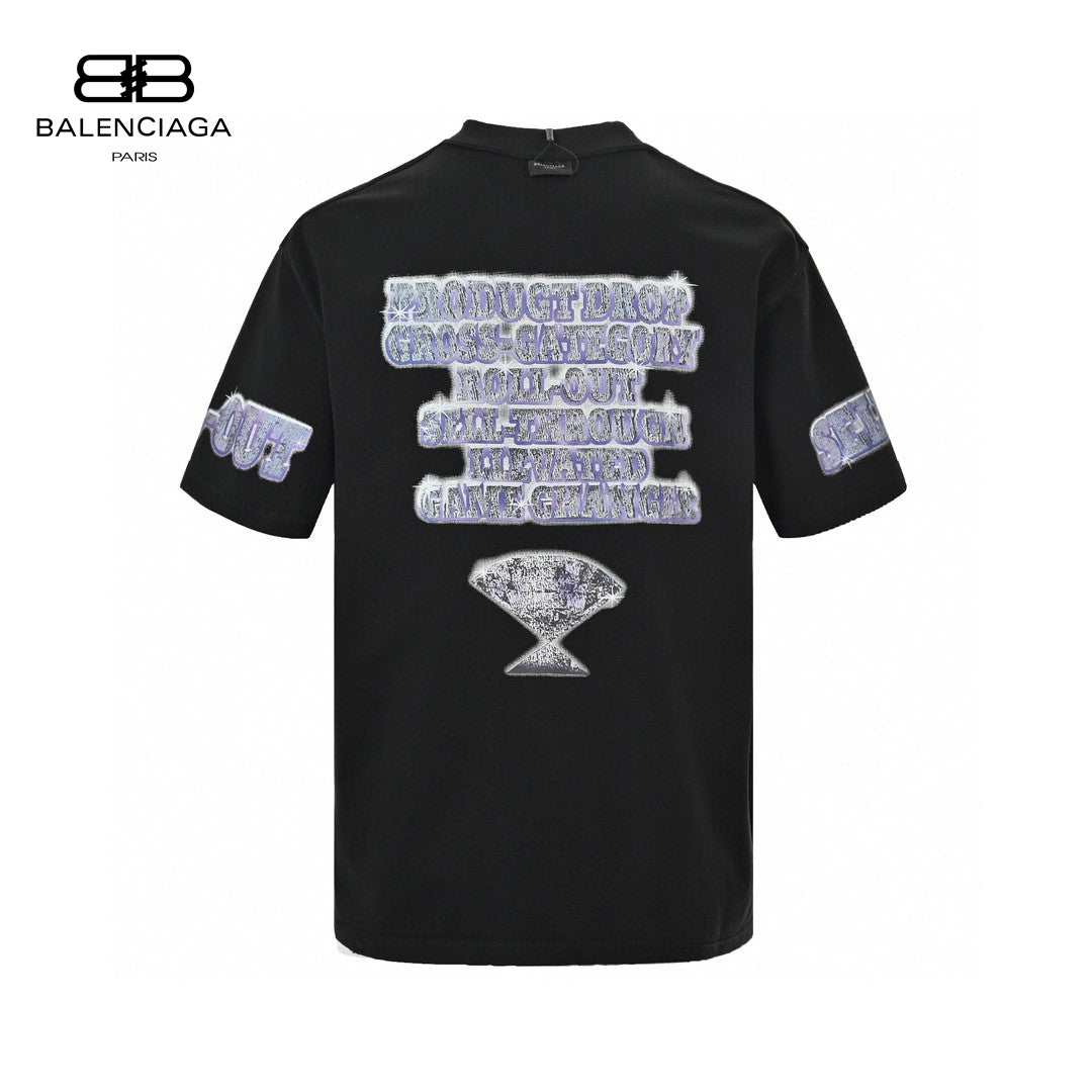 Balenciaga T-Shirt - Text and Graphic Design - Phantom Kicks