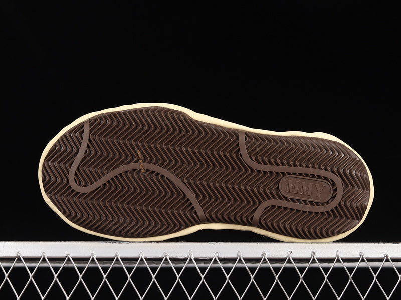 MAISON MIHARA YASUHIRO BLAKEY OG SOLE LEATHER LOW BEIGE BLACK - Phantom Kicks