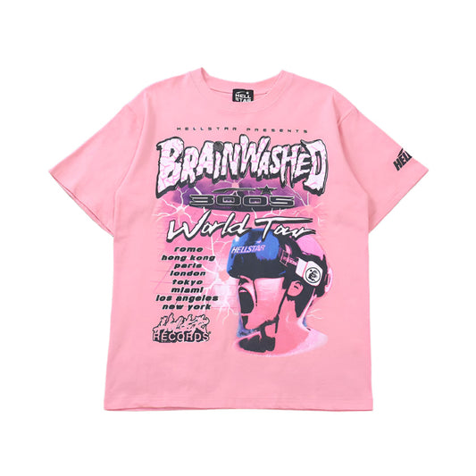 Hellstar "Brainwashed" Pink T-Shirts - Phantom Kicks