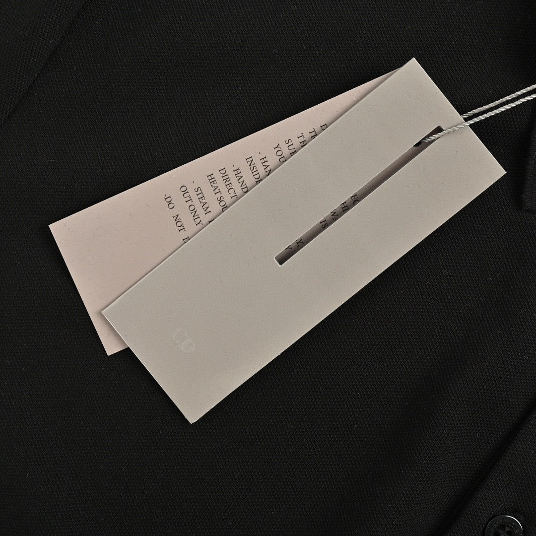 Dior Polo Shirt (Black) - Phantom Kicks