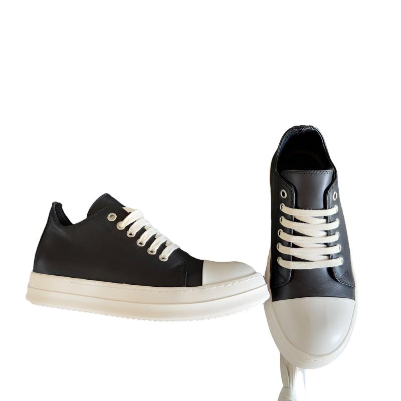 Rick Owens Black Low-Top Sneakers - Phantom Kicks