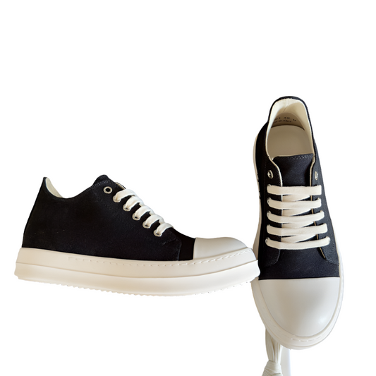 Rick Owens Black Low-Top Sneakers - Phantom Kicks