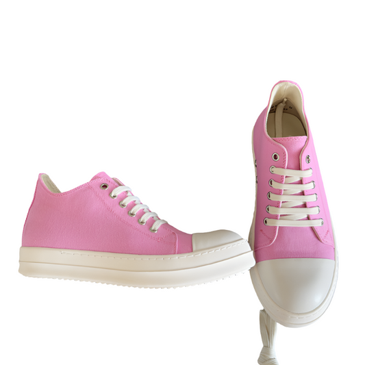 Rick Owens Pink Low-Top Sneakers - Phantom Kicks