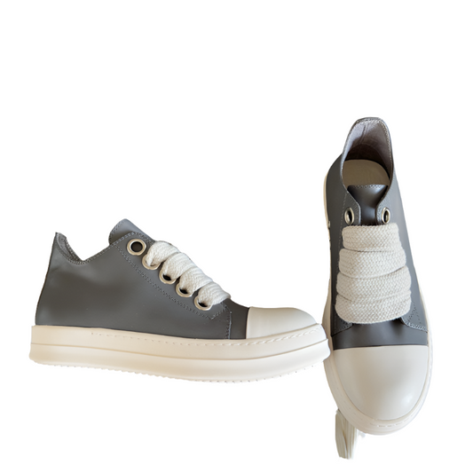 Rick Owens Gray Low-Top Sneakers - Phantom Kicks
