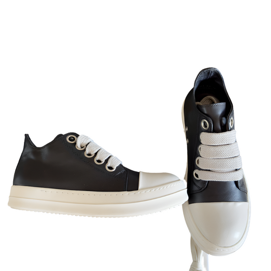 Rick Owens Black Low-Top Sneakers - Phantom Kicks