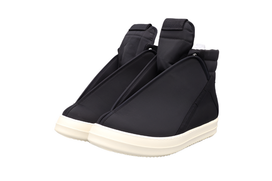 Rick Owens Black Wrap-Around High-Top Sneakers - Phantom Kicks