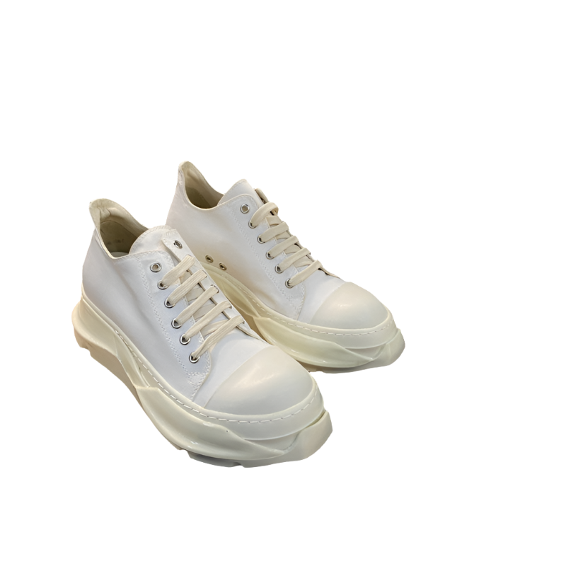 Rick Owens Low-Top Sneakers - All White - Phantom Kicks