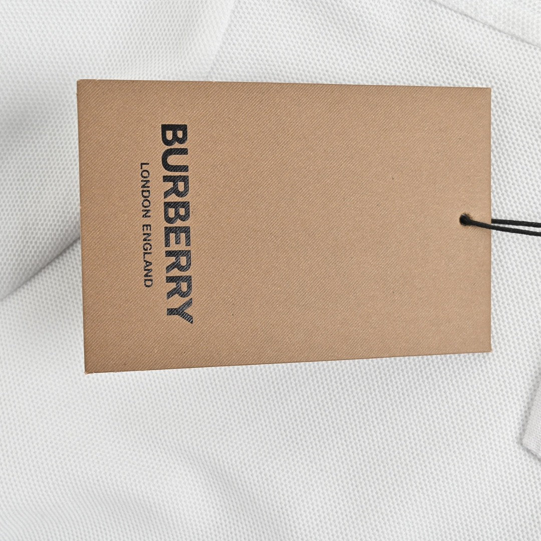 Burberry Monogram Logo Polo Shirt (White) - Phantom Kicks