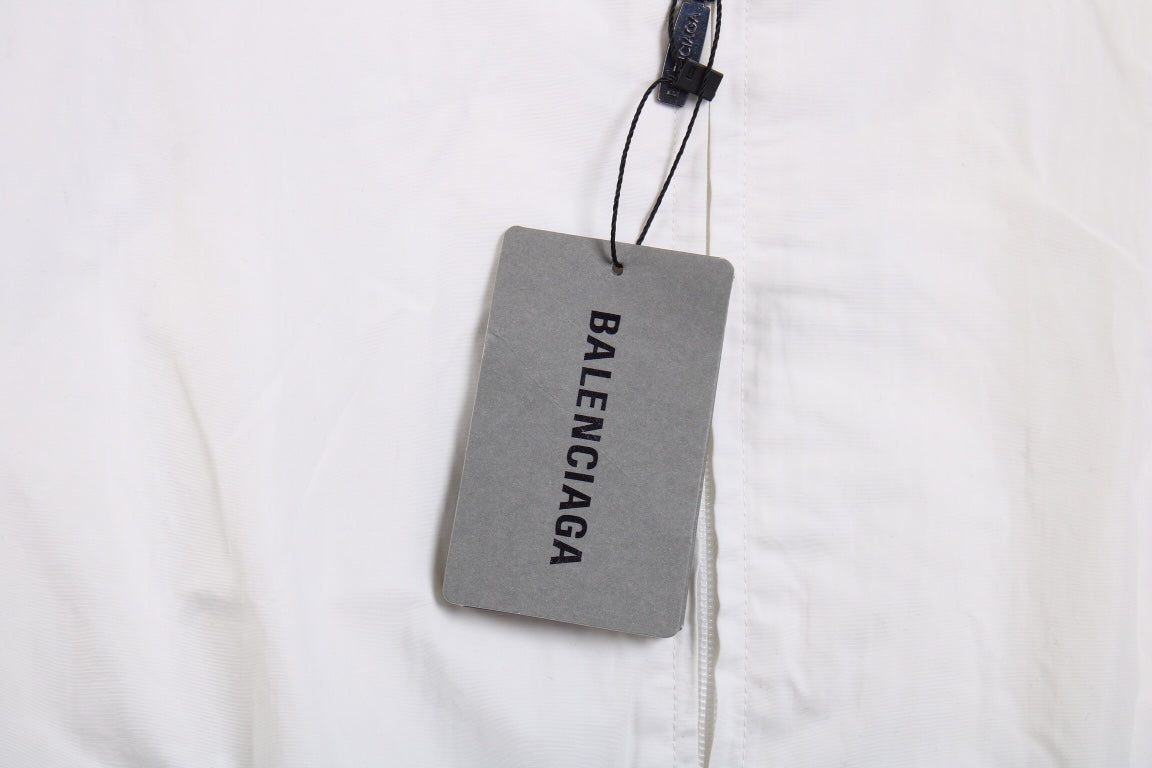 Balenciaga White Zip-Up Jacket - Phantom Kicks