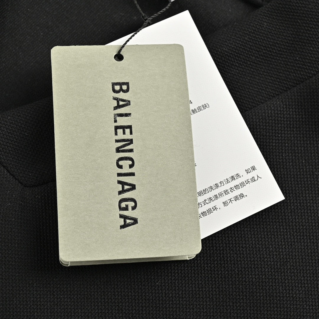 Balenciaga Long Sleeve Logo Shirt - Black - Phantom Kicks