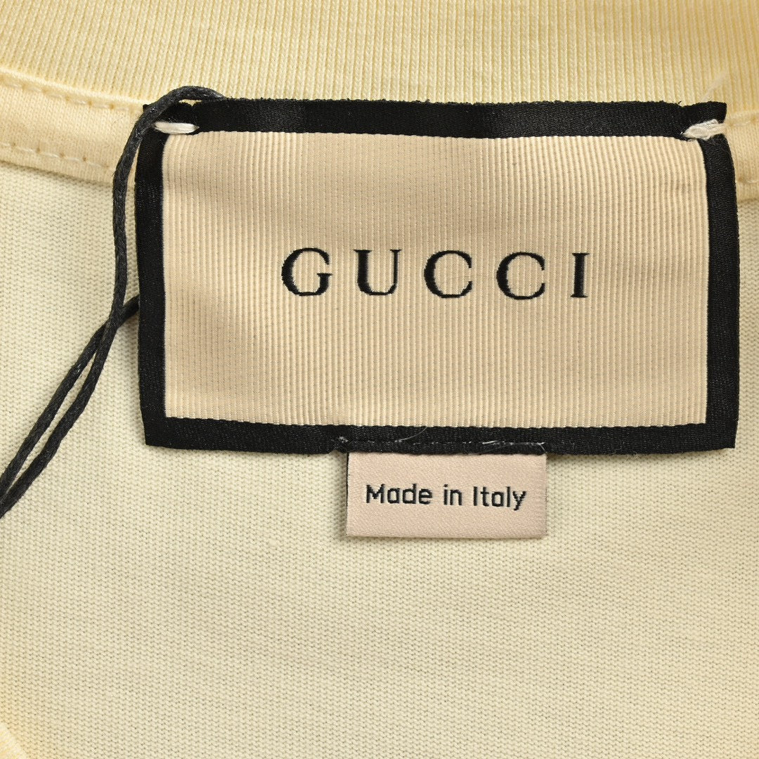 Gucci Cartoon Cow Logo T-Shirt (Cream) - Phantom Kicks