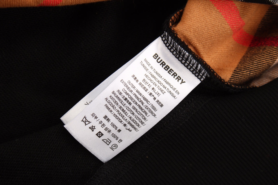BURBERRY ZIP-UP HOODIE BLACK - Phantom Kicks