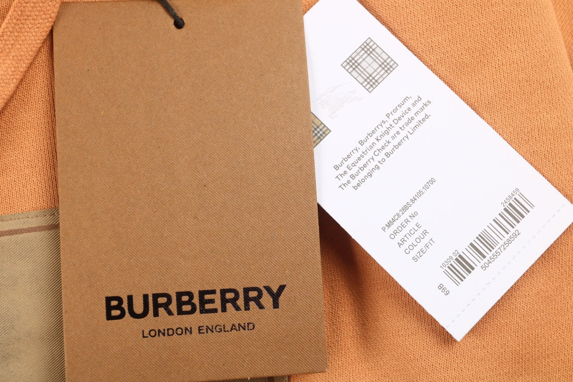 Burberry Brown Hoodie with Logo Patch - Phantom Kicks