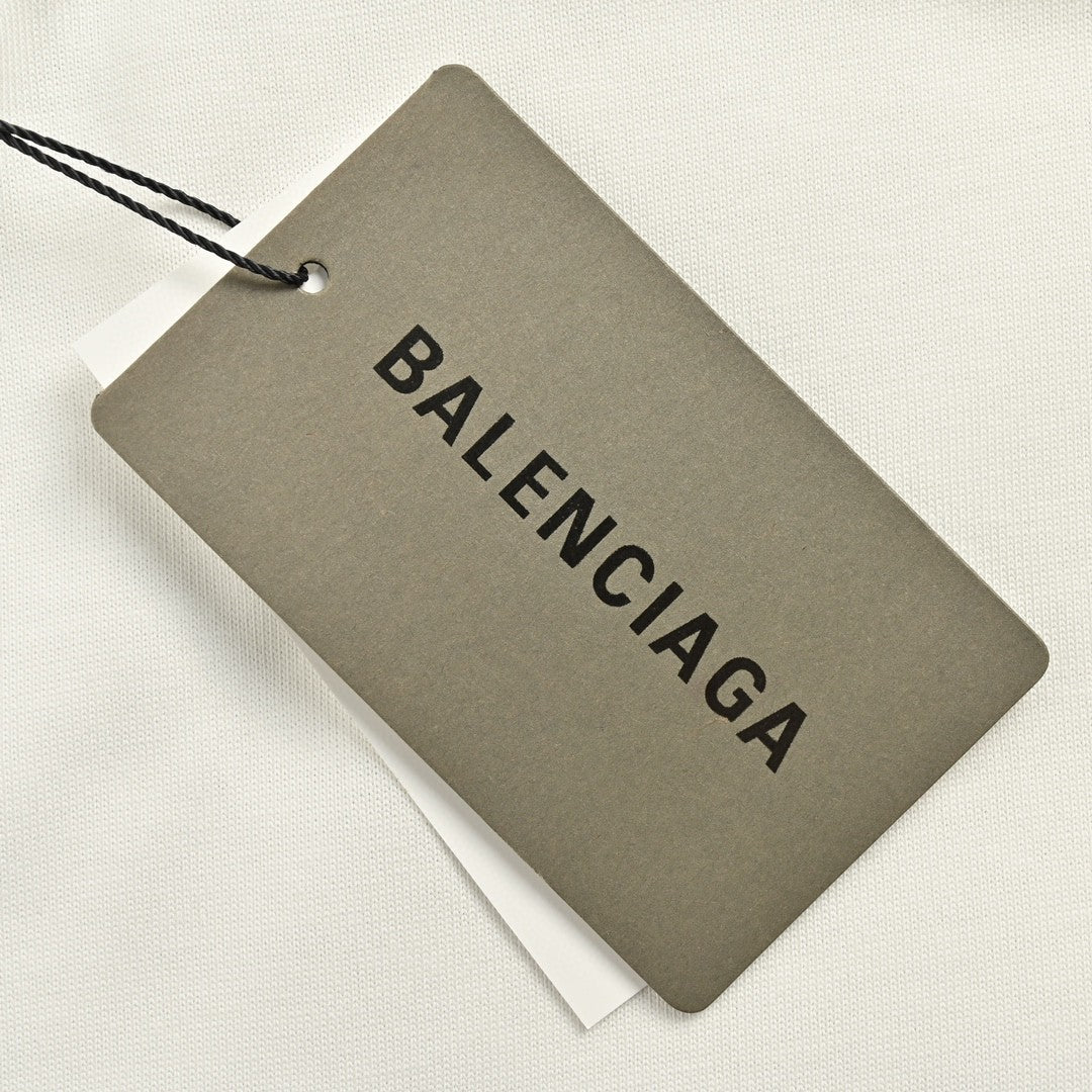 Balenciaga Plain White T-Shirt - Phantom Kicks