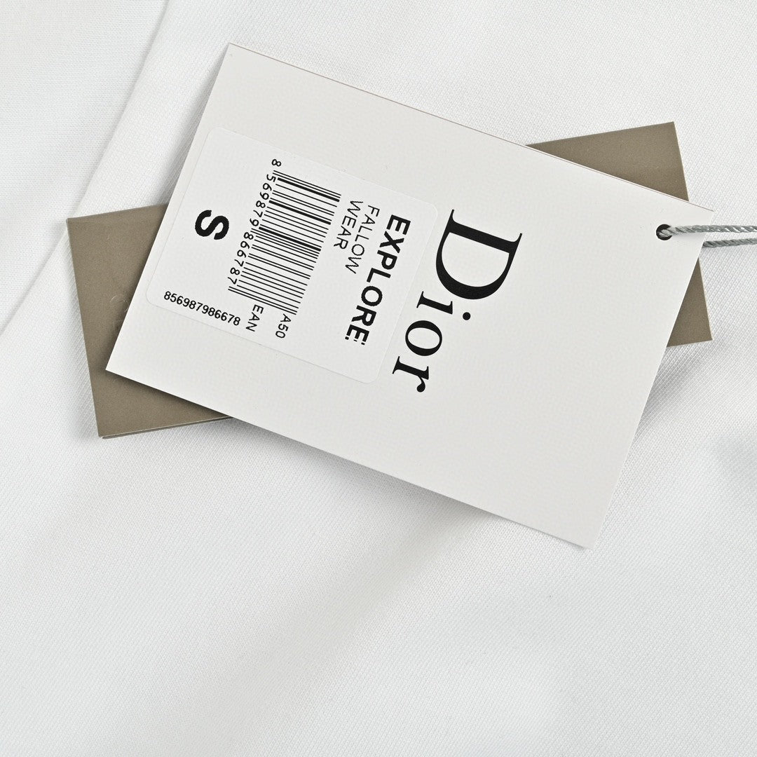 Dior Dripping Logo T-Shirt (White) - Phantom Kicks