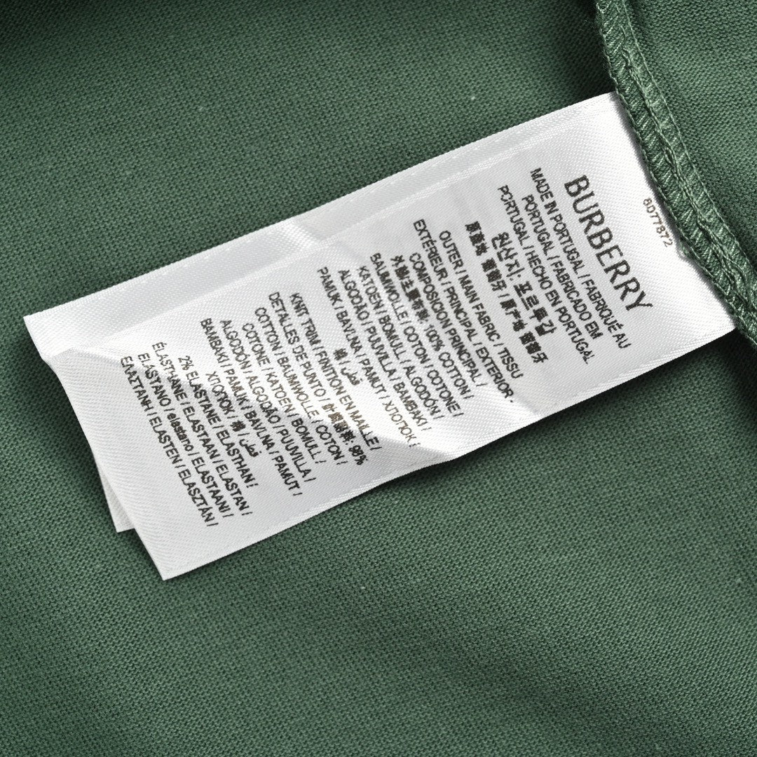 Burberry Green Check Pattern T-Shirt - Phantom Kicks