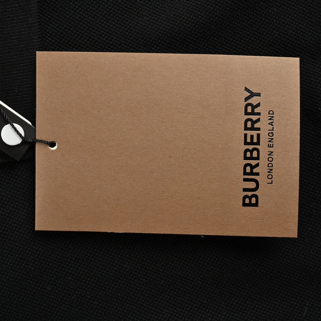 Burberry Monogram Logo Black Polo Shirt - Phantom Kicks