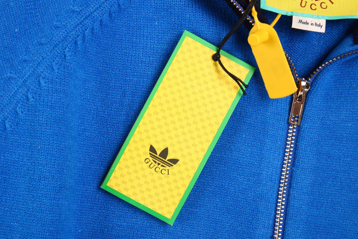 Gucci x Adidas Blue Track Jacket - Phantom Kicks