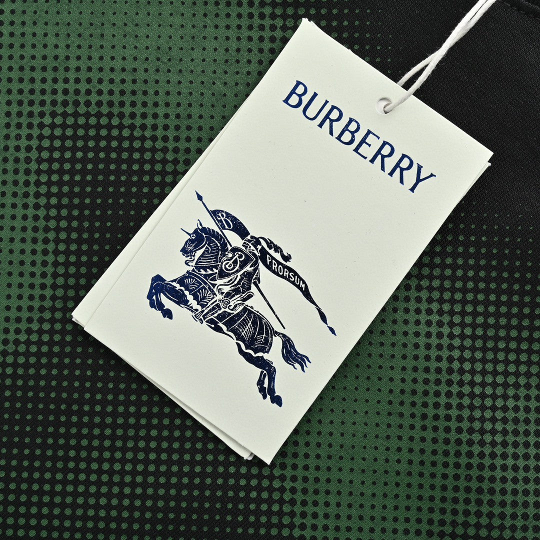 Burberry Gradient Equestrian Logo Black T-Shirt - Phantom Kicks