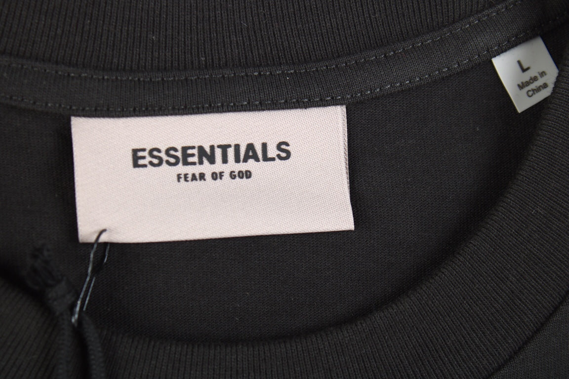 Fear of God Essentials Logo T-Shirt - Black - Phantom Kicks
