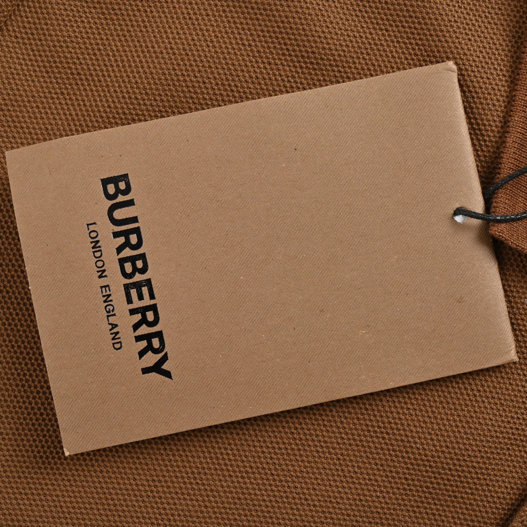 Burberry Striped Collar Polo Shirt in Brown - Phantom Kicks