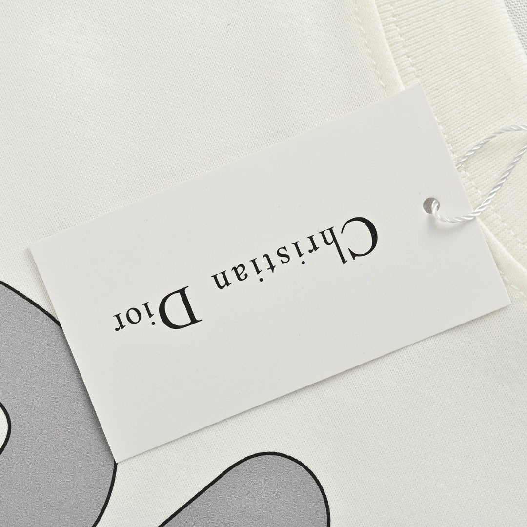 Dior Oversized Grey Logo White T-Shirt - Phantom Kicks