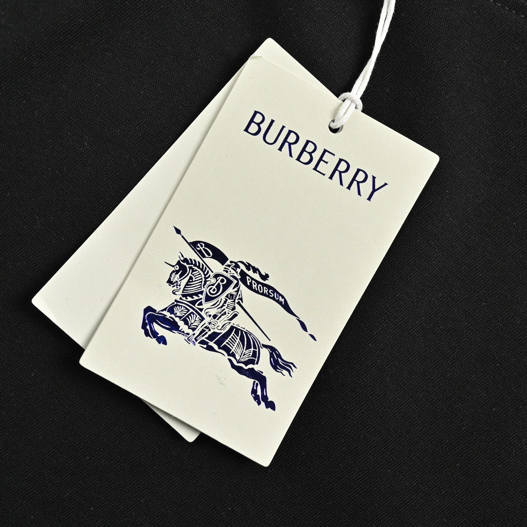 Burberry Black Check Pattern T-Shirt - Phantom Kicks