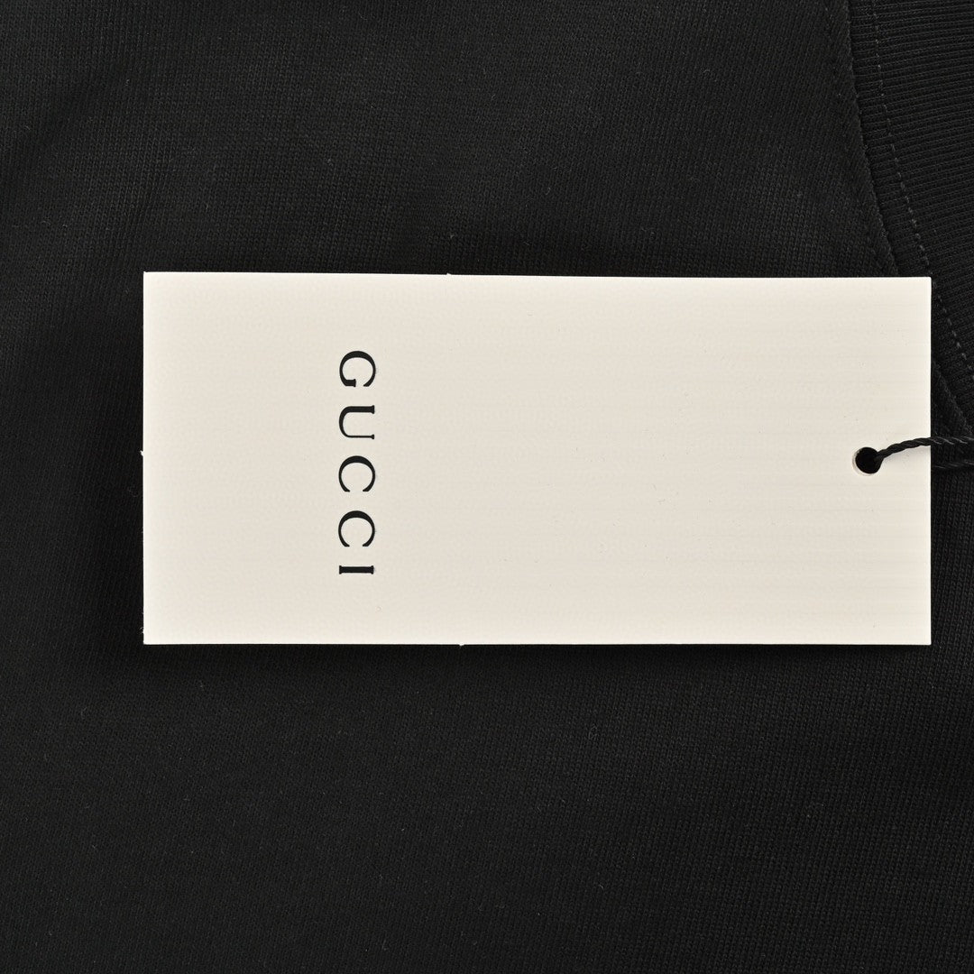 Gucci Multicolor Interlocking G Logo Black T-Shirt - Phantom Kicks
