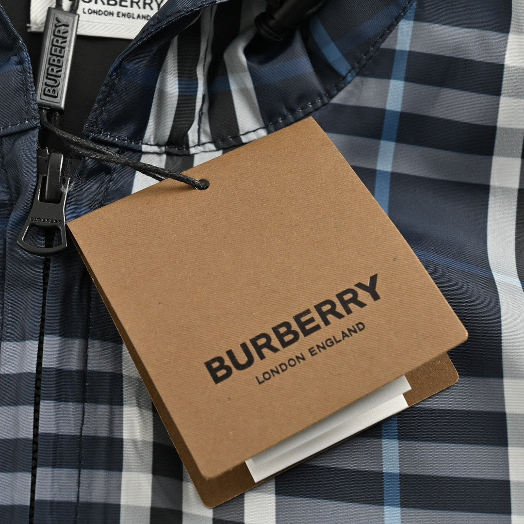 Burberry Checkered Hooded Jacket - Phantom Kicks