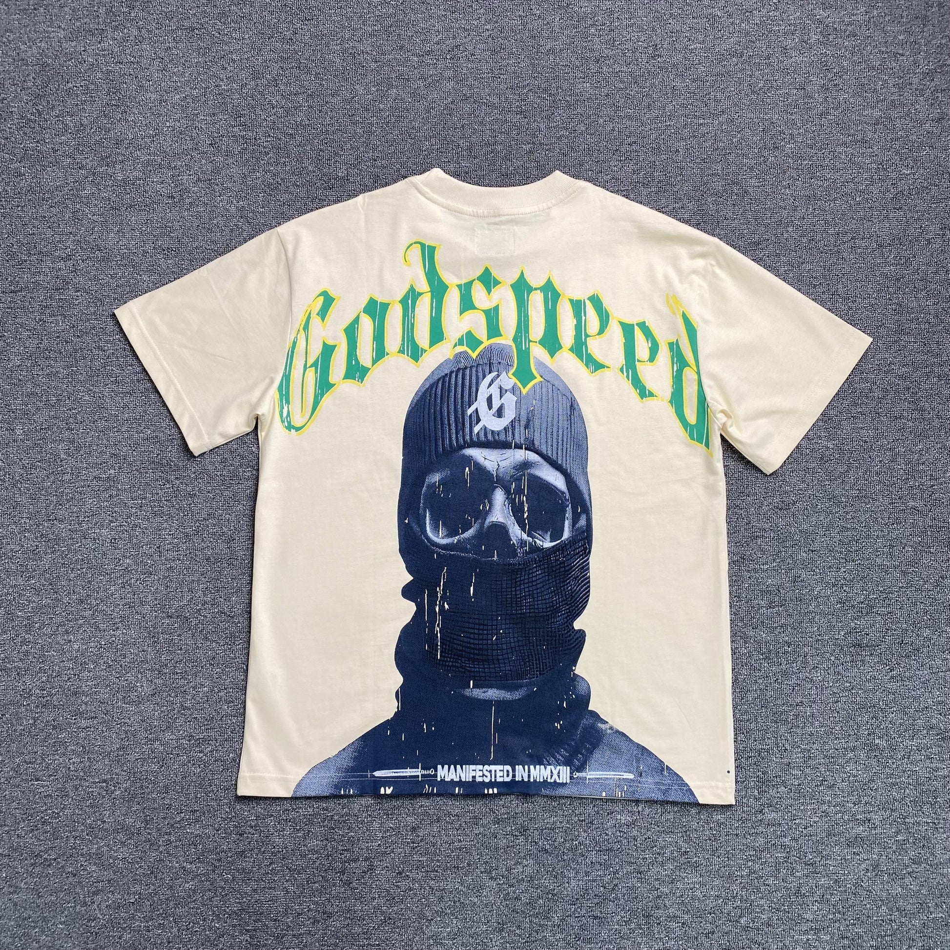 GODSPEED BALACLAVA SZN T-SHIRT BONE - Phantom Kicks