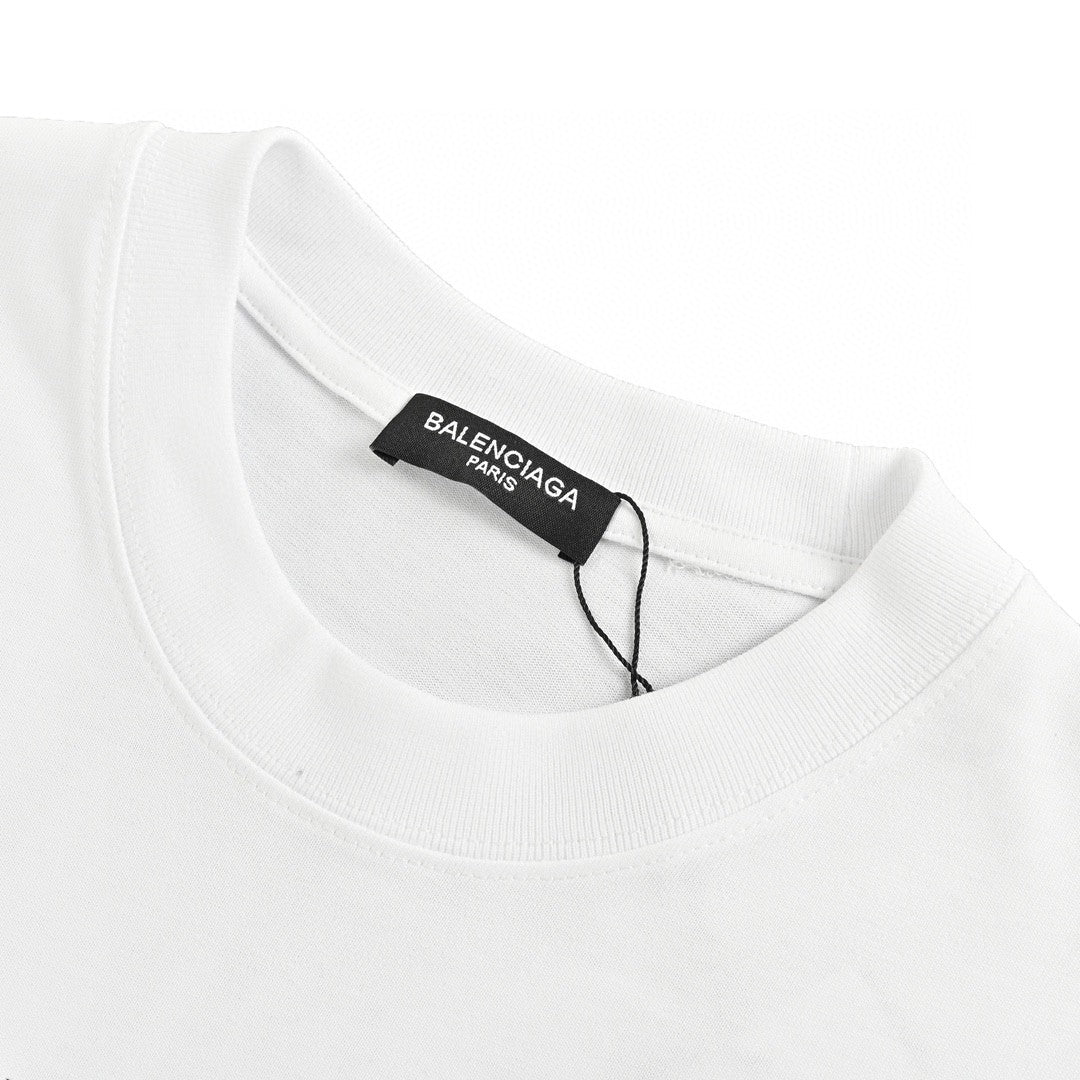 Balenciaga T-Shirt - Distressed Logo - Phantom Kicks