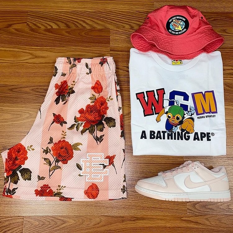 EE Mesh Short Red Rose-Pink - Phantom Kicks