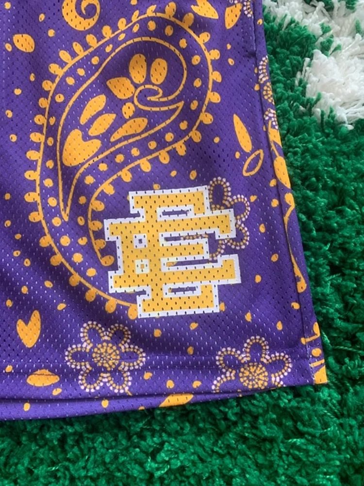EE Basic Short Purple Paisley - Phantom Kicks